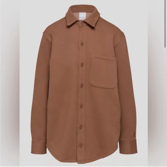 TNA Cozy Fleece Boyfriend Shirt - Picture 2 of 4